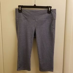 Gray Athleta Chaturanga Crop Leggings